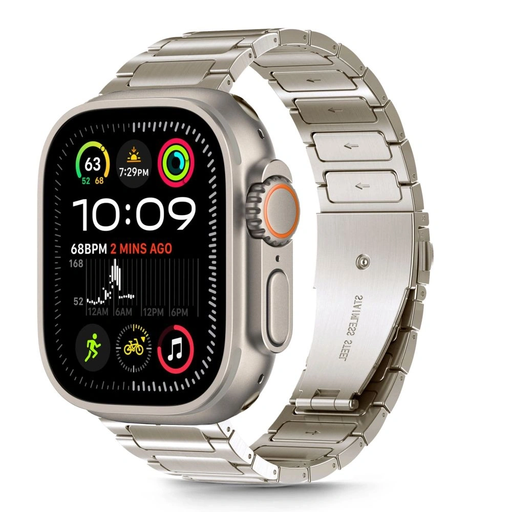 Hurtownia GSM - Náramek Tech-Protect Stainless Classic Apple Watch 6 / 7 / 8 / 9 / 10 / SE / Ultra 1 / 2 44/45/46/49mm Titanium - THP3486 - {ean13} - Hurt