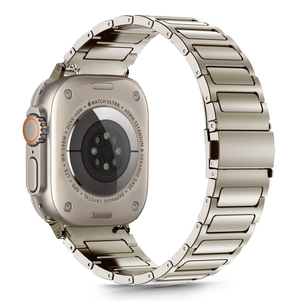 Hurtownia GSM - Náramek Tech-Protect Stainless Classic Apple Watch 6 / 7 / 8 / 9 / 10 / SE / Ultra 1 / 2 44/45/46/49mm Titanium - THP3486 - {ean13} - Hurt