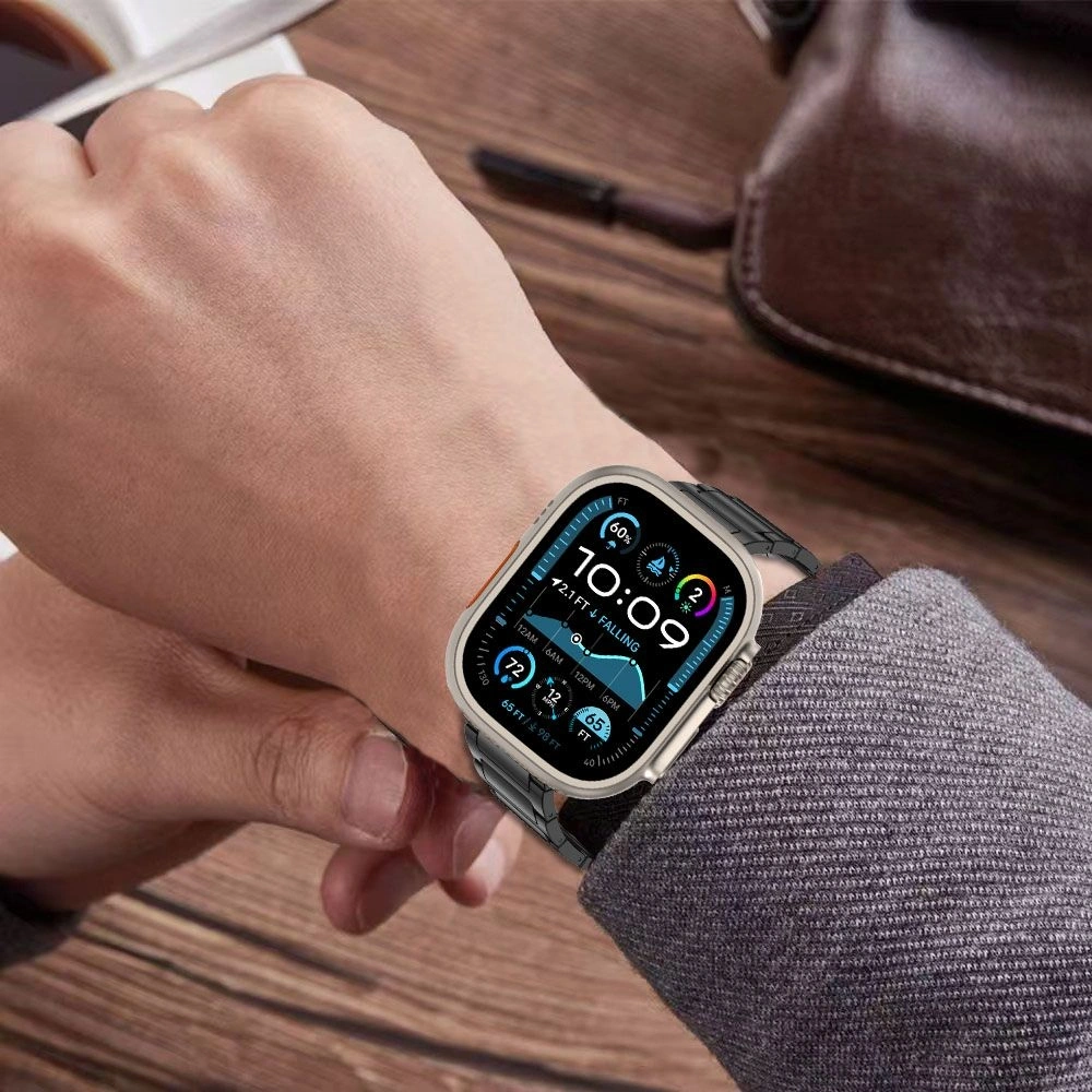 Hurtownia GSM - Náramek Tech-Protect Stainless Classic Apple Watch 6 / 7 / 8 / 9 / 10 / SE / Ultra 1 / 2 44/45/46/49mm Titanium - THP3486 - {ean13} - Hurt