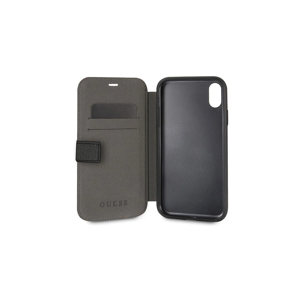 Hurtownia GSM - Etui Guess GUFLBKI61IGLBK Apple iPhone XR black /czarny book Iridescent - GUE390BLK - {ean13} - Hurt
