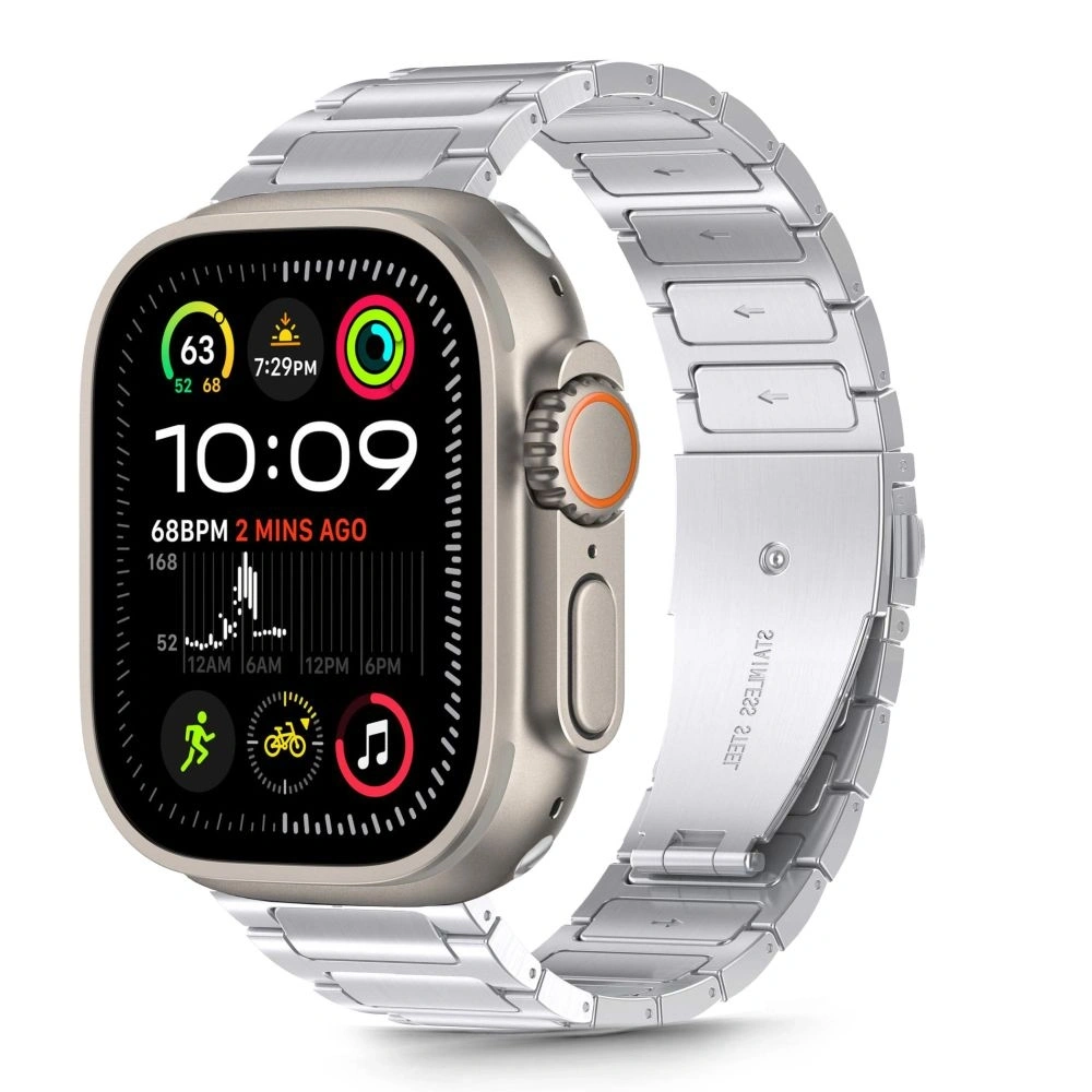 Hurtownia GSM - Tech-Protect Edelstahl Classic Apple Watch 6 / 7 / 8 / 9 / 10 / SE / Ultra 1 / 2 44/45/46/49mm Silber - THP3487 - {ean13} - Hurt