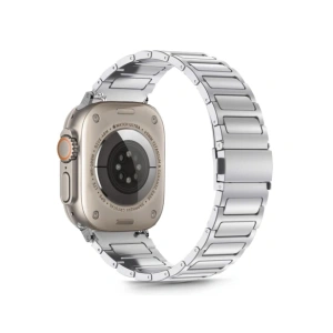 Hurtownia GSM - Náramek Tech-Protect Stainless Classic Apple Watch 6 / 7 / 8 / 9 / 10 / SE / Ultra 1 / 2 44/45/46/49mm Stříbrný - THP3487 - {ean13} - Hurt