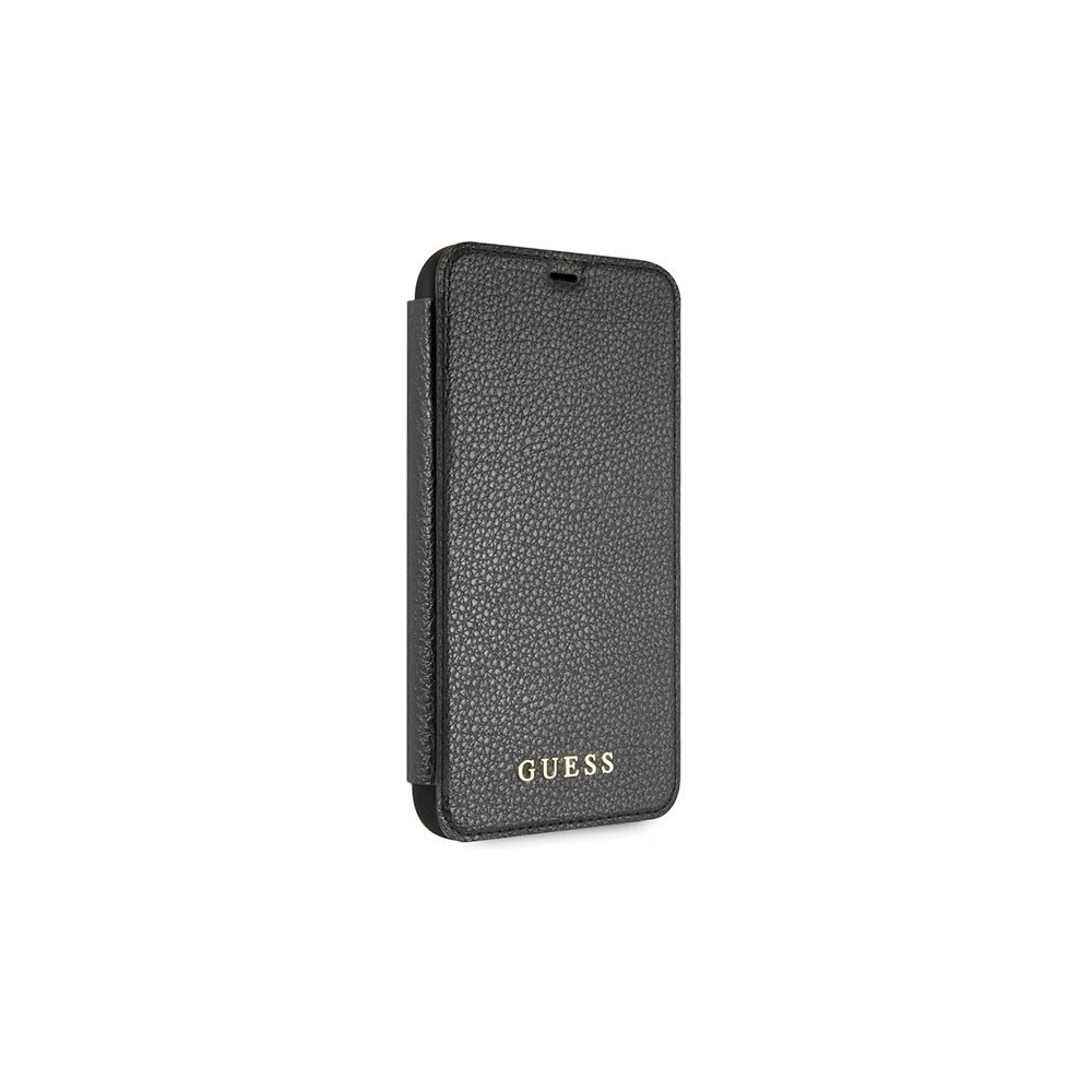 Hurtownia GSM - Etui Guess GUFLBKI61IGLBK Apple iPhone XR black /czarny book Iridescent - GUE390BLK - {ean13} - Hurt