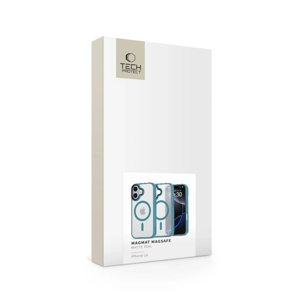 Hurtownia GSM - Etui Tech-Protect MagMat MagSafe Apple iPhone 16 Matná teal - THP3493 - {ean13} - Hurt