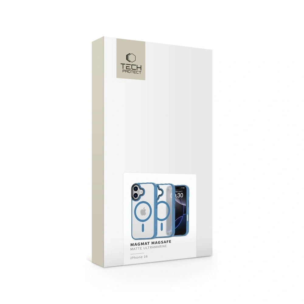 Hurtownia GSM - Etui Tech-Protect MagMat MagSafe Apple iPhone 16 Matná ultramarínová - THP3494 - {ean13} - Hurt