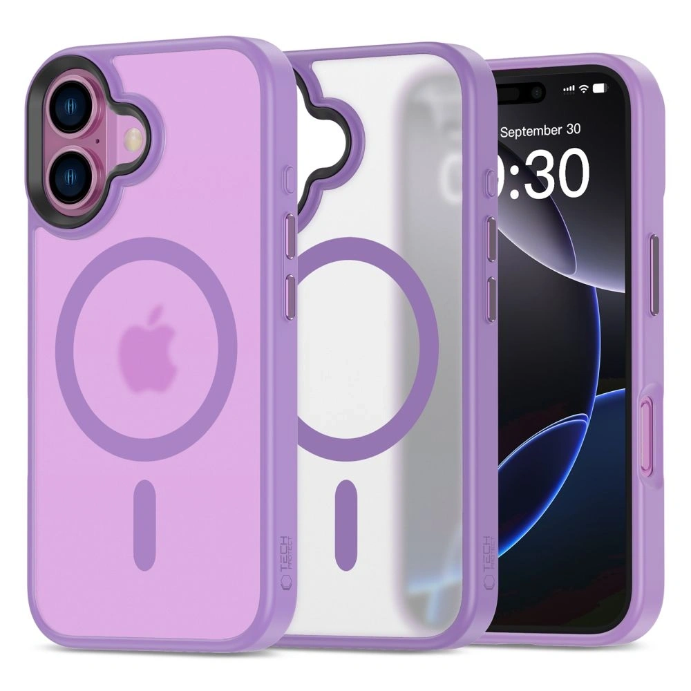 Hurtownia GSM - Etui Tech-Protect MagMat MagSafe Apple iPhone 16 Matná fialová - THP3497 - {ean13} - Hurt