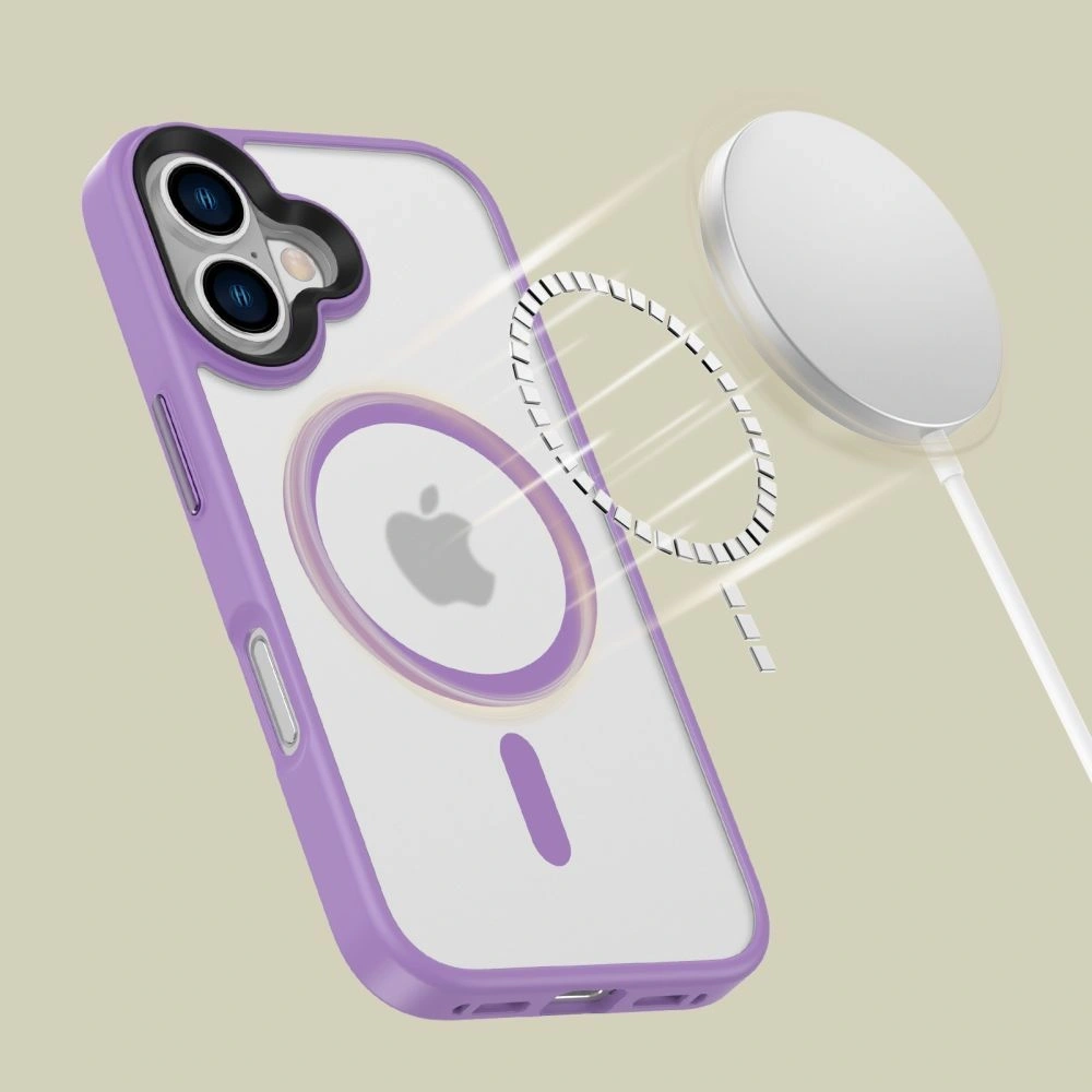Hurtownia GSM - Etui Tech-Protect MagMat MagSafe Apple iPhone 16 Matná fialová - THP3497 - {ean13} - Hurt