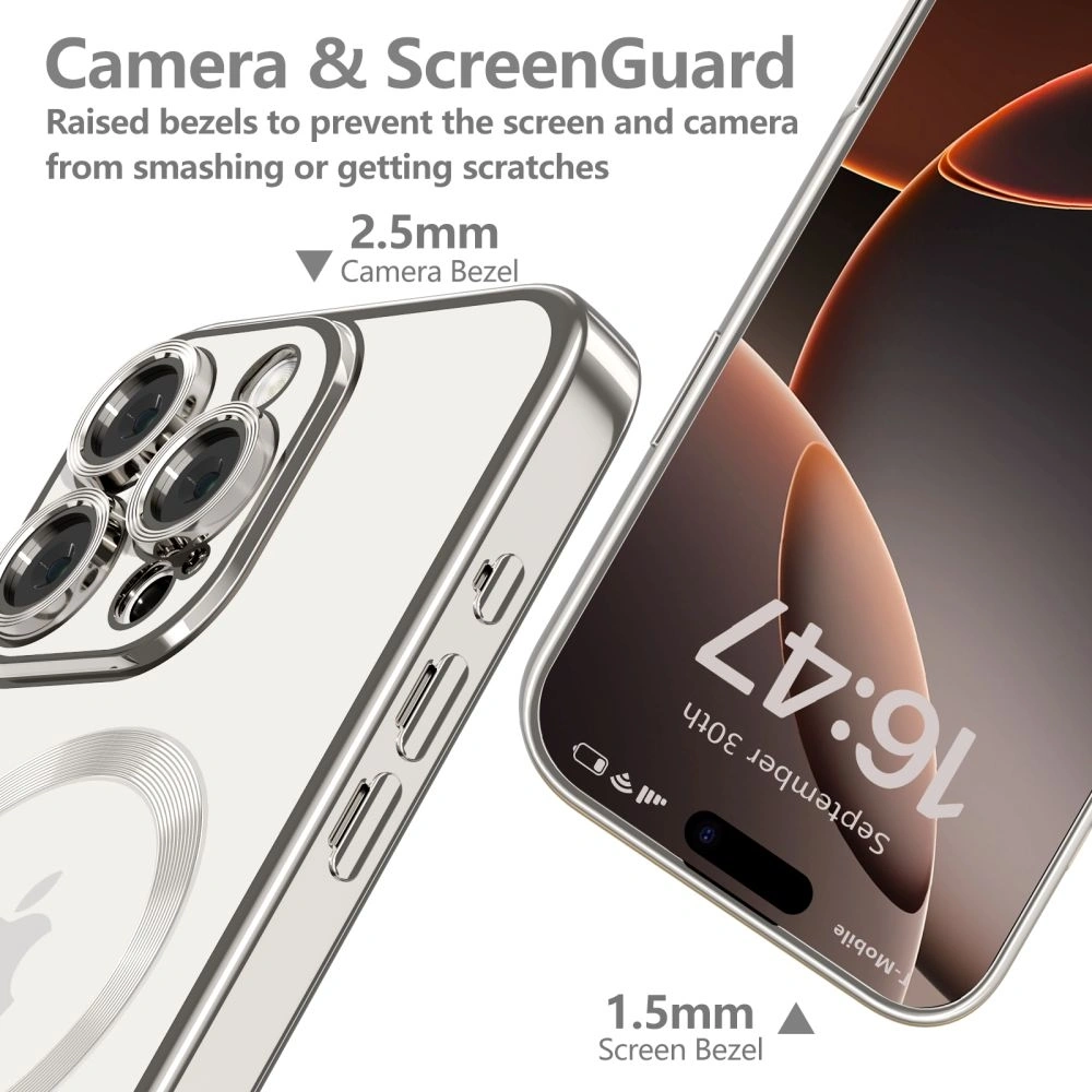 Hurtownia GSM - Tech-Protect MagFlex MagSafe Apple iPhone 16 Pro Max Fényes Titán - THP3502 - {ean13} - Hurt