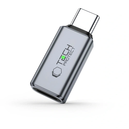 Przejściówka Tech-Protect Ultraboost Audio Adapter USB-C / Lightning Grey