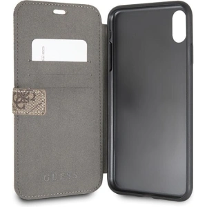 Hurtownia GSM - Etui Guess GUFLBKI654GB Apple iPhone XS Max braun/braun Buch 4G - GUE394BR - {ean13} - Hurt