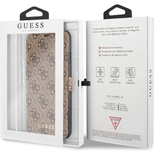 Hurtownia GSM - Etui Guess GUFLBKI654GB Apple iPhone XS Max braun/braun Buch 4G - GUE394BR - {ean13} - Hurt