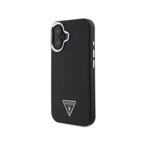Hurtownia GSM - Guess GUHMP16MPGTSPSK Apple iPhone 16 Plus keménytok Grained Triangle MagSafe fekete - GUE4167 - {ean13} - Hurt