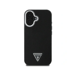 Hurtownia GSM - Guess GUHMP16MPGTSPSK Apple iPhone 16 Plus keménytok Grained Triangle MagSafe fekete - GUE4167 - {ean13} - Hurt