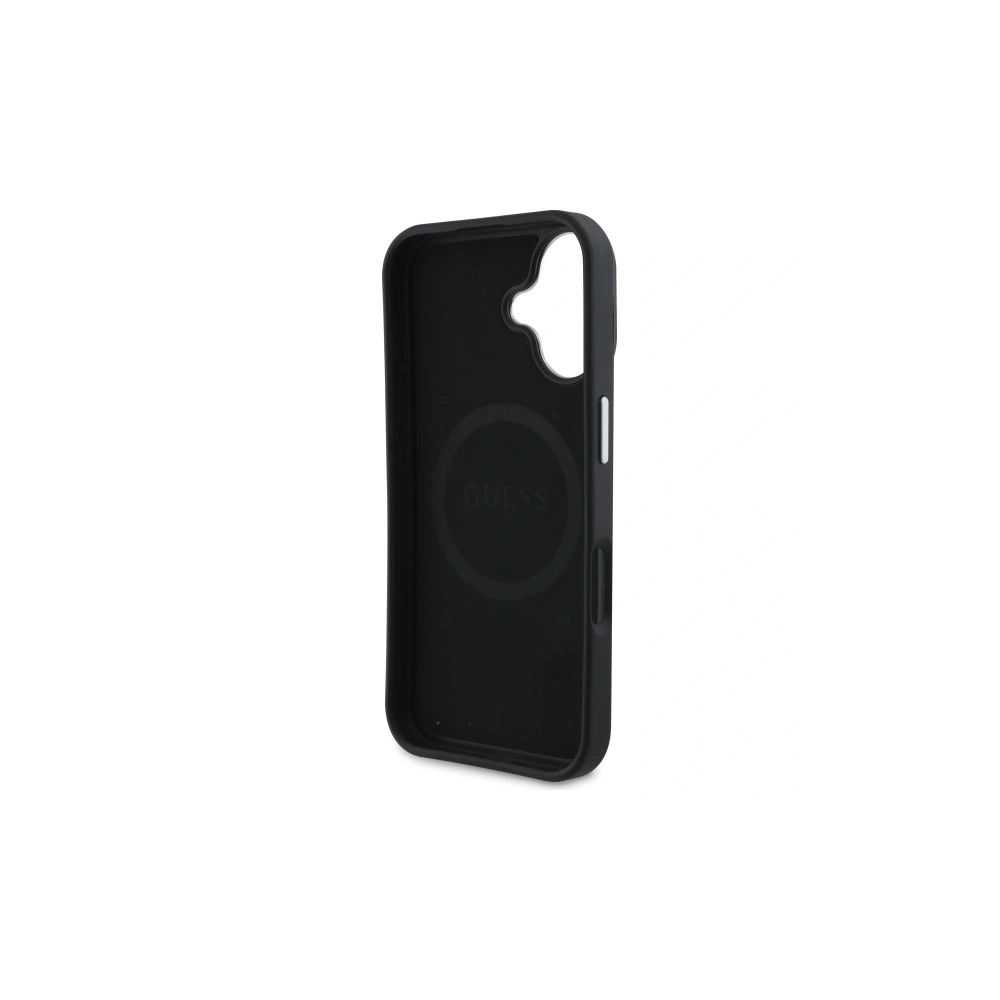 Hurtownia GSM - Guess GUHMP16MPGTSPSK Apple iPhone 16 Plus keménytok Grained Triangle MagSafe fekete - GUE4167 - {ean13} - Hurt