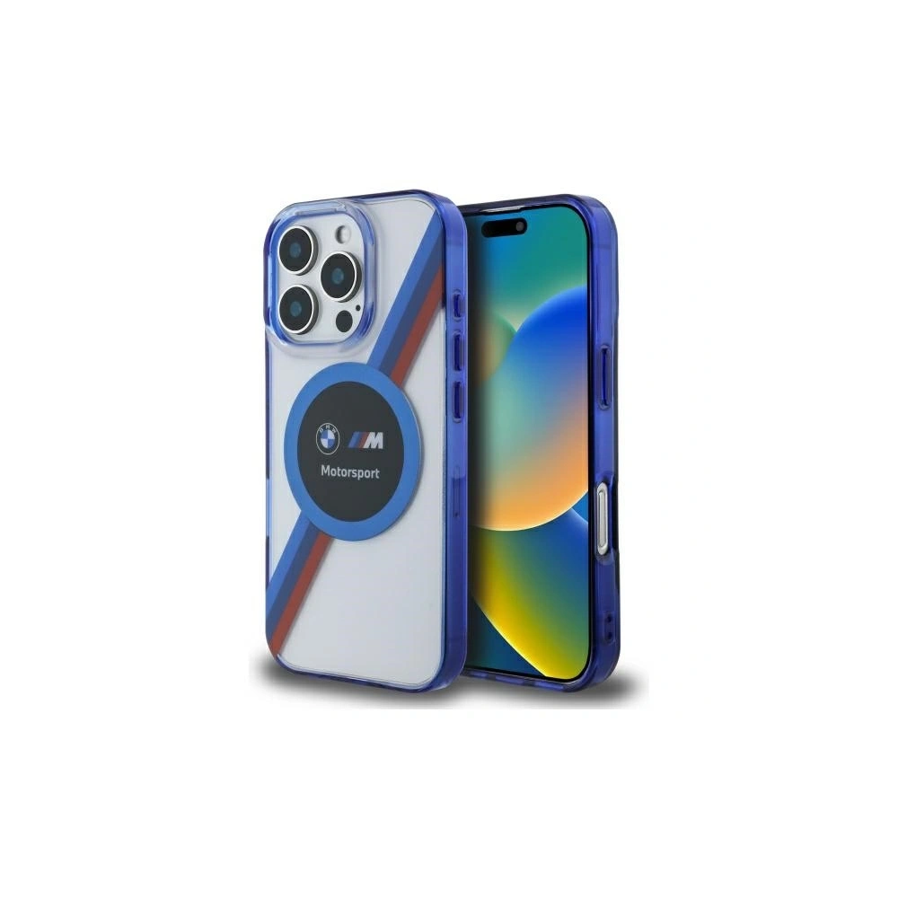Hurtownia GSM - BMW BMHMP16X23HTPUT Apple iPhone 16 Pro Max keménytok Motosport IML Circle MagSafe átlátszó - BMW730 - {ean13} - Hurt