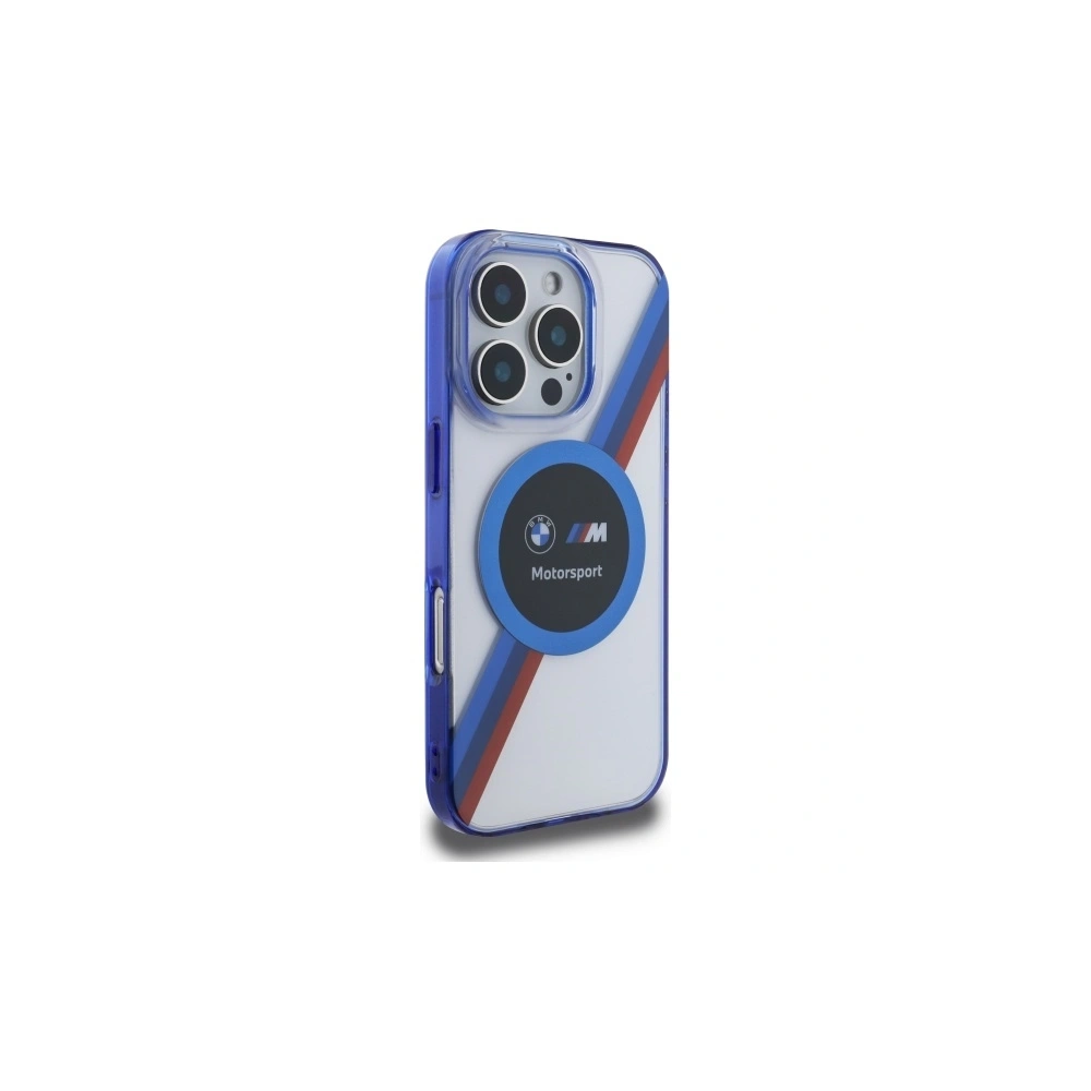 Hurtownia GSM - BMW BMHMP16X23HTPUT Apple iPhone 16 Pro Max keménytok Motosport IML Circle MagSafe átlátszó - BMW730 - {ean13} - Hurt