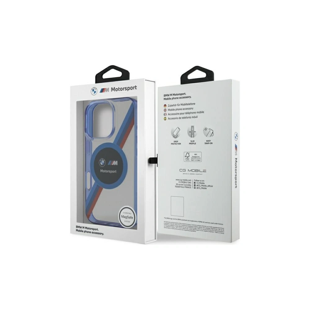 Hurtownia GSM - BMW BMHMP16X23HTPUT Apple iPhone 16 Pro Max keménytok Motosport IML Circle MagSafe átlátszó - BMW730 - {ean13} - Hurt