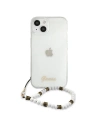 Wholesale [OUTLET] Case Guess GUHCP13SKPSWH Apple iPhone 13 mini Transparent hardcase White Pearl - OT-798 - {ean13} - Hurt