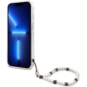 Hurtownia GSM - [OUTLET] Case Guess GUHCP13SKPSWH Apple iPhone 13 mini Transparent Hardcase Weiß Perle - OT-798 - {ean13} - Hurt