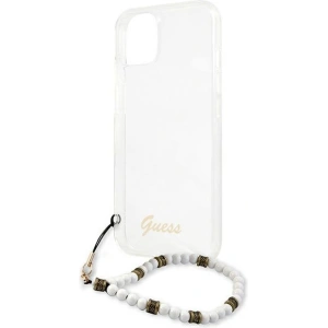 Hurtownia GSM - [OUTLET] Case Guess GUHCP13SKPSWH Apple iPhone 13 mini Transparent Hardcase Weiß Perle - OT-798 - {ean13} - Hurt