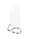 Wholesale [OUTLET] Case Guess GUHCP13SKPSWH Apple iPhone 13 mini Transparent hardcase White Pearl - OT-798 - {ean13} - Hurt
