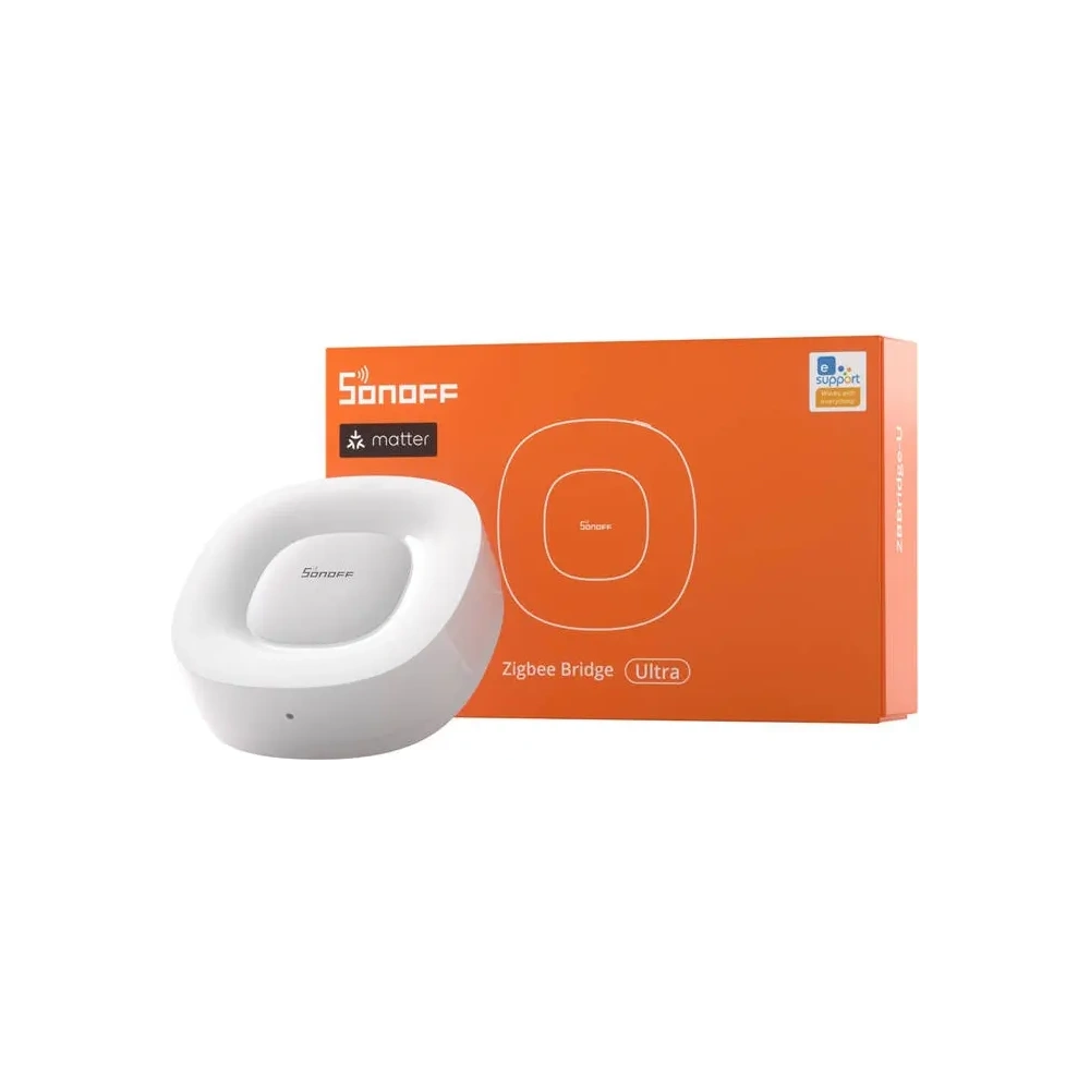 Wholesale SONOFF Matter ZigBee Bridge Ultra ZBBridge-U gateway (RJ45 LAN, 1.5 GHz, 1 GB RAM, 8 GB) - SNF182 - {ean13} - Hurt