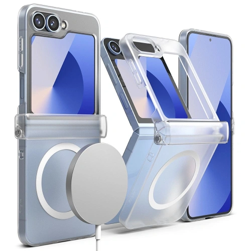 Etui Ringke Slim Hinge Magnetic MagSafe Samsung Galaxy Z Flip 6 / 7 FE Matte Clear