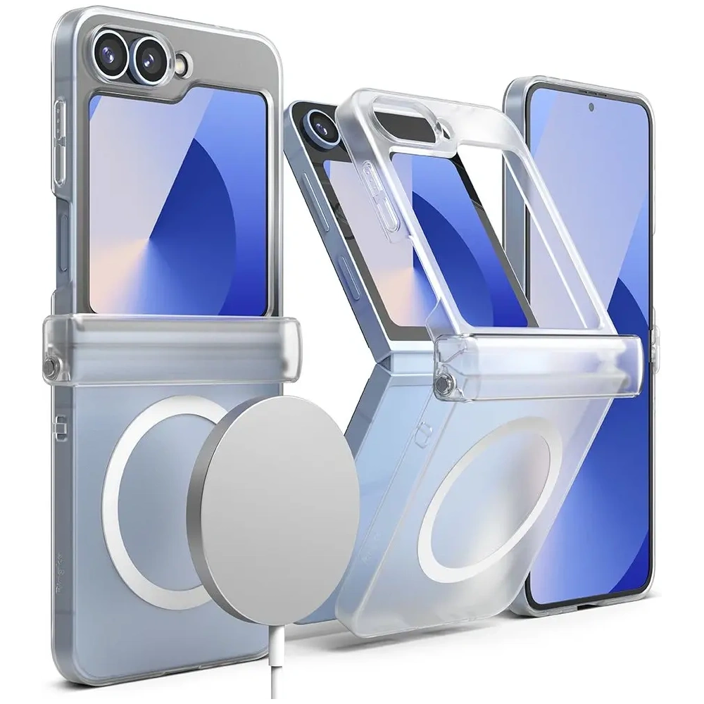 Hurtownia GSM - Etui Ringke Slim Hinge Magnetic MagSafe Samsung Galaxy Z Flip 6 Matte Clear - RGK11683 - {ean13} - Hurt