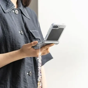 Etui Ringke Slim Hinge Magnetic MagSafe Samsung Galaxy Z Flip 6 Matný Čirý