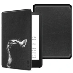Hurtownia GSM - Tech-Protect SmartCase Kindle Paperwhite Vi / 6 / Colorsoft / Signature Edition Pisica Neagră - THP3512 - {ean13} - Hurt