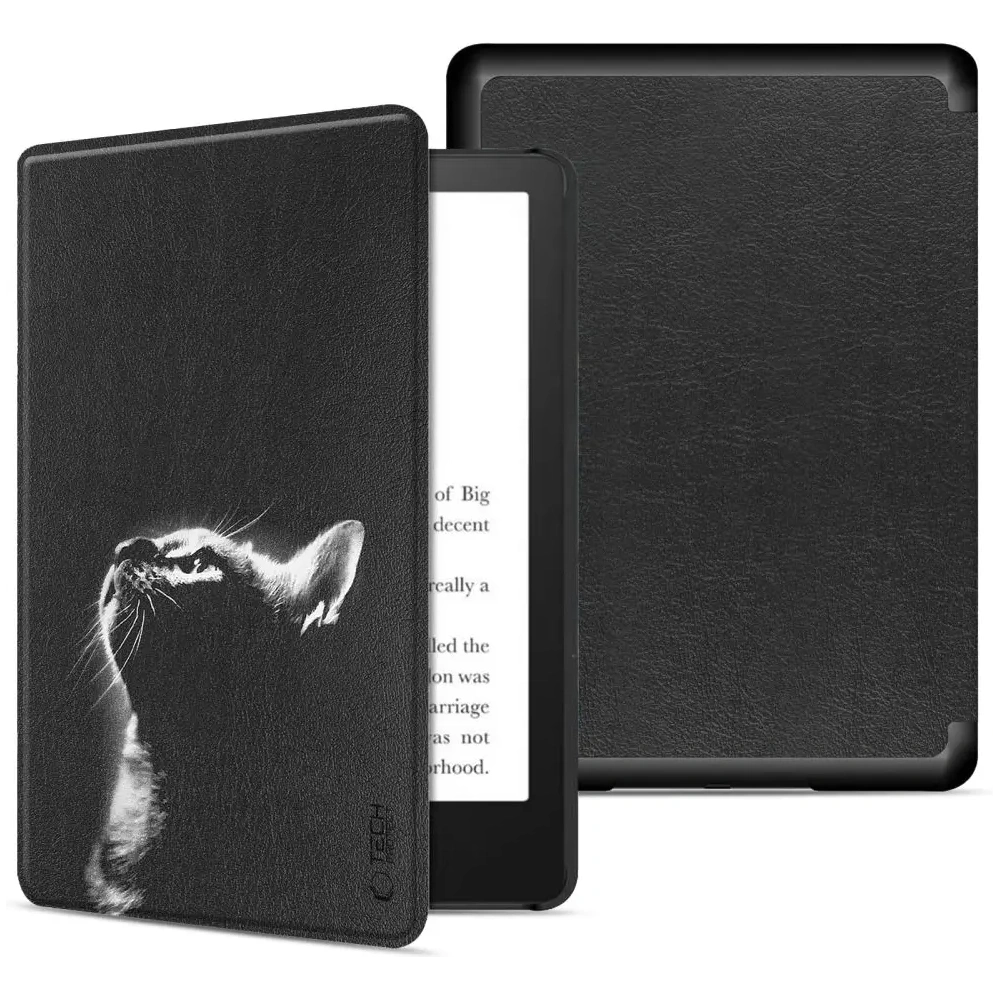 Hurtownia GSM - Etui Tech-Protect SmartCase Kindle 11 / 12 2022 / 2024 Black Cat - THP3513 - {ean13} - Hurt