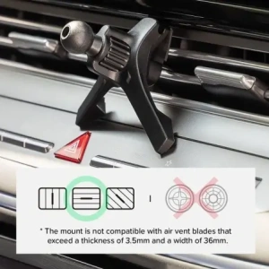 Hurtownia GSM - Ringke Peltier Qi2 Magnetic MagSafe Lüftungs Auto Halterung Kabelloses Ladegerät 15W Schwarz - RGK11692 - {ean13} - Hurt