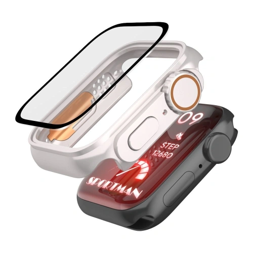 Etui Tech-Protect Defense360 Apple Watch 10 / 11 46mm Titanium/orange