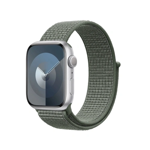 Pasek Crong Nylon Apple Watch 4/5/6/7/SE/8/9/10 40/41/42mm (Military Green)