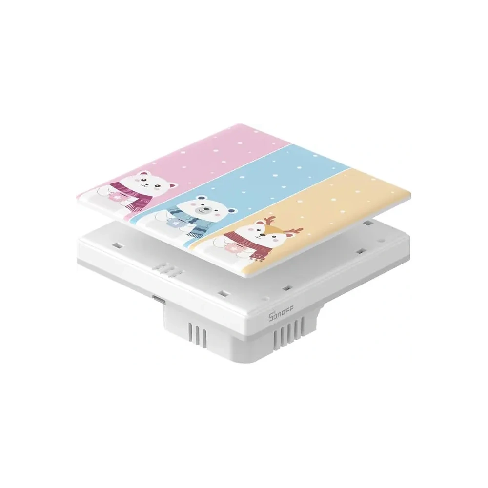Wholesale SONOFF T5 decorative cover / child cap Cartoon 3C for touch switch - SNF185 - {ean13} - Hurt