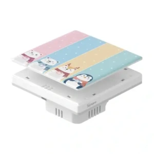 Wholesale SONOFF T5 decorative cover / child cap Cartoon 4C for touch switch - SNF189 - {ean13} - Hurt