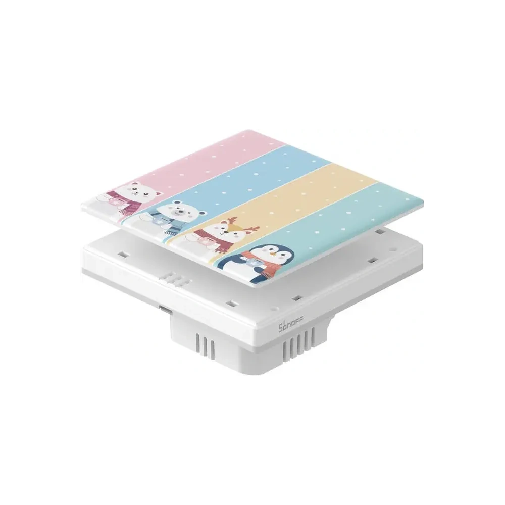 Wholesale SONOFF T5 decorative cover / child cap Cartoon 4C for touch switch - SNF189 - {ean13} - Hurt