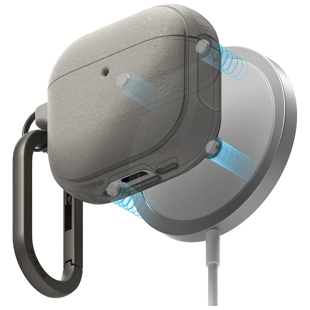 Hurtownia GSM - Etui Ringke Onyx Magnetic Magsafe Apple AirPods 4 Warm Grey - RGK11694 - {ean13} - Hurt