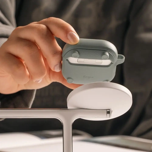 Etui Ringke Onyx Magnetic Magsafe Apple AirPods 4 Warm Grey