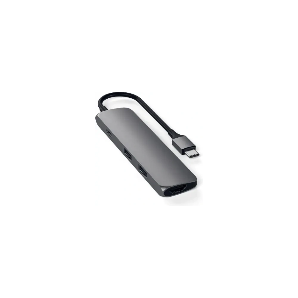 Hurtownia GSM - Satechi 4-in-1 Slim Multiport-Adapter 4K USB-C / 2xUSB-A, USB-C, 4K HDMI - STH158 - {ean13} - Hurt