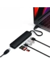 Adaptér Satechi 7-v-1 Slim Multiport s Ethernetem USB-C / 2x USB-A, USB-C PD, HDMI 4K, Ethernet, Micro/SD