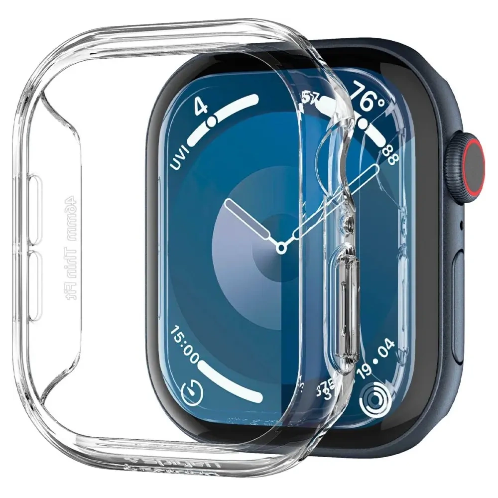 Wholesale Spigen Thin Fit Apple Watch 10 46mm Crystal Clear - SPN16546 - {ean13} - Hurt