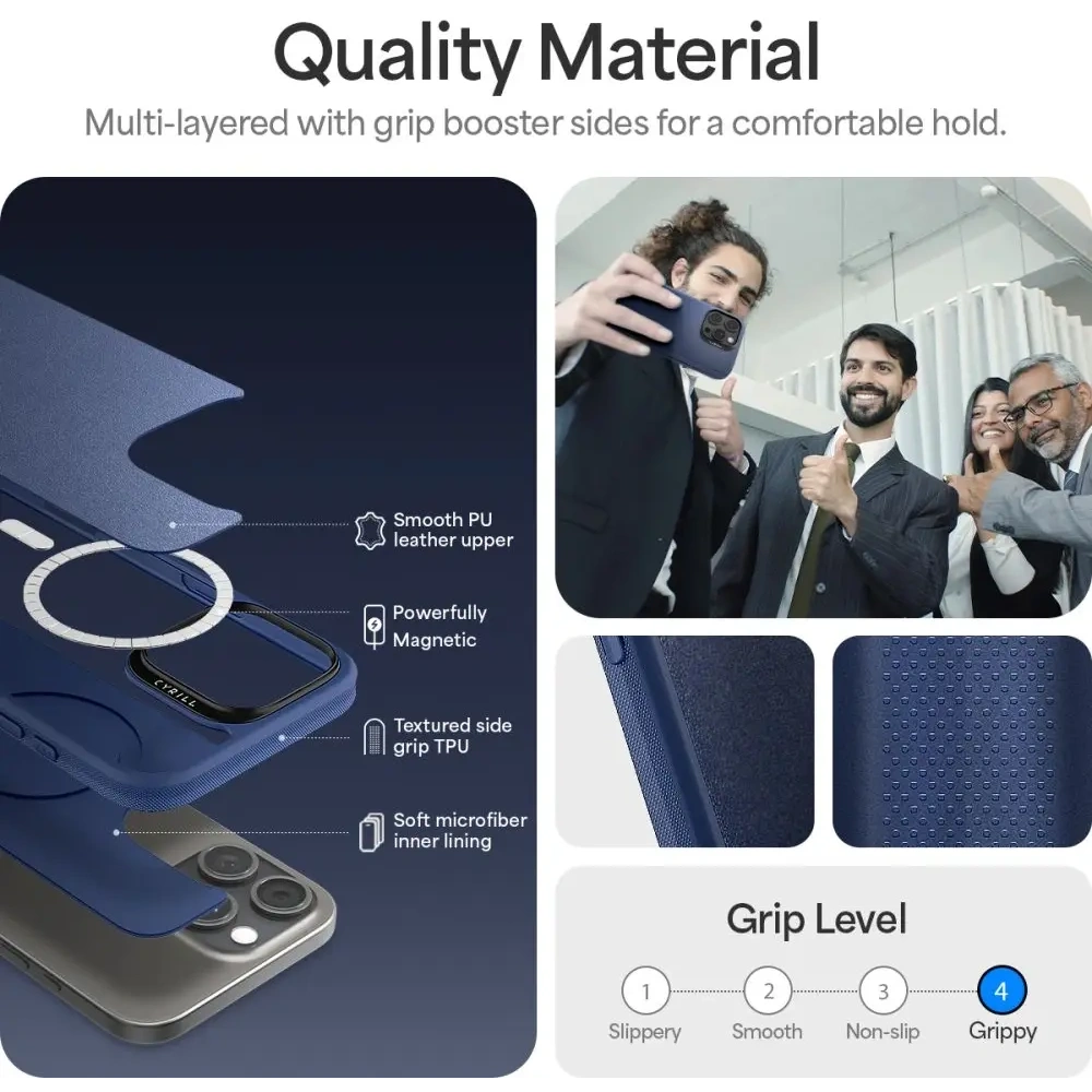 Hurtownia GSM - Etui Spigen Cyrill Kajuk Mag MagSafe Apple iPhone 16 Pro Navy - SPN16548 - {ean13} - Hurt