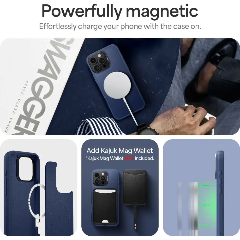 Hurtownia GSM - Etui Spigen Cyrill Kajuk Mag MagSafe Apple iPhone 16 Pro Navy - SPN16548 - {ean13} - Hurt