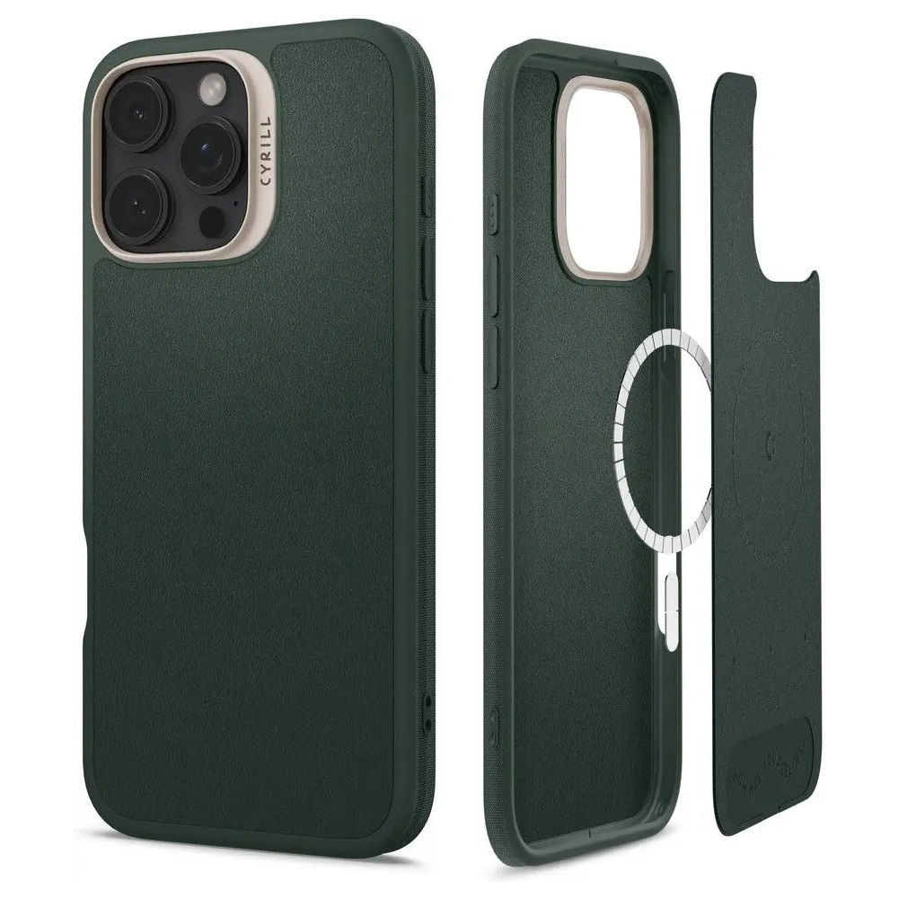 Hurtownia GSM - Etui Spigen Cyrill Kajuk Mag MagSafe Apple iPhone 16 Pro Forest Green - SPN16549 - {ean13} - Hurt