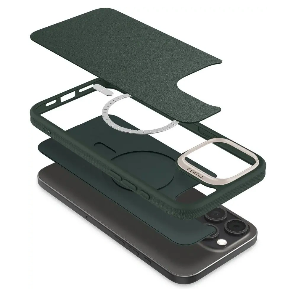 Hurtownia GSM - Etui Spigen Cyrill Kajuk Mag MagSafe Apple iPhone 16 Pro Forest Green - SPN16549 - {ean13} - Hurt