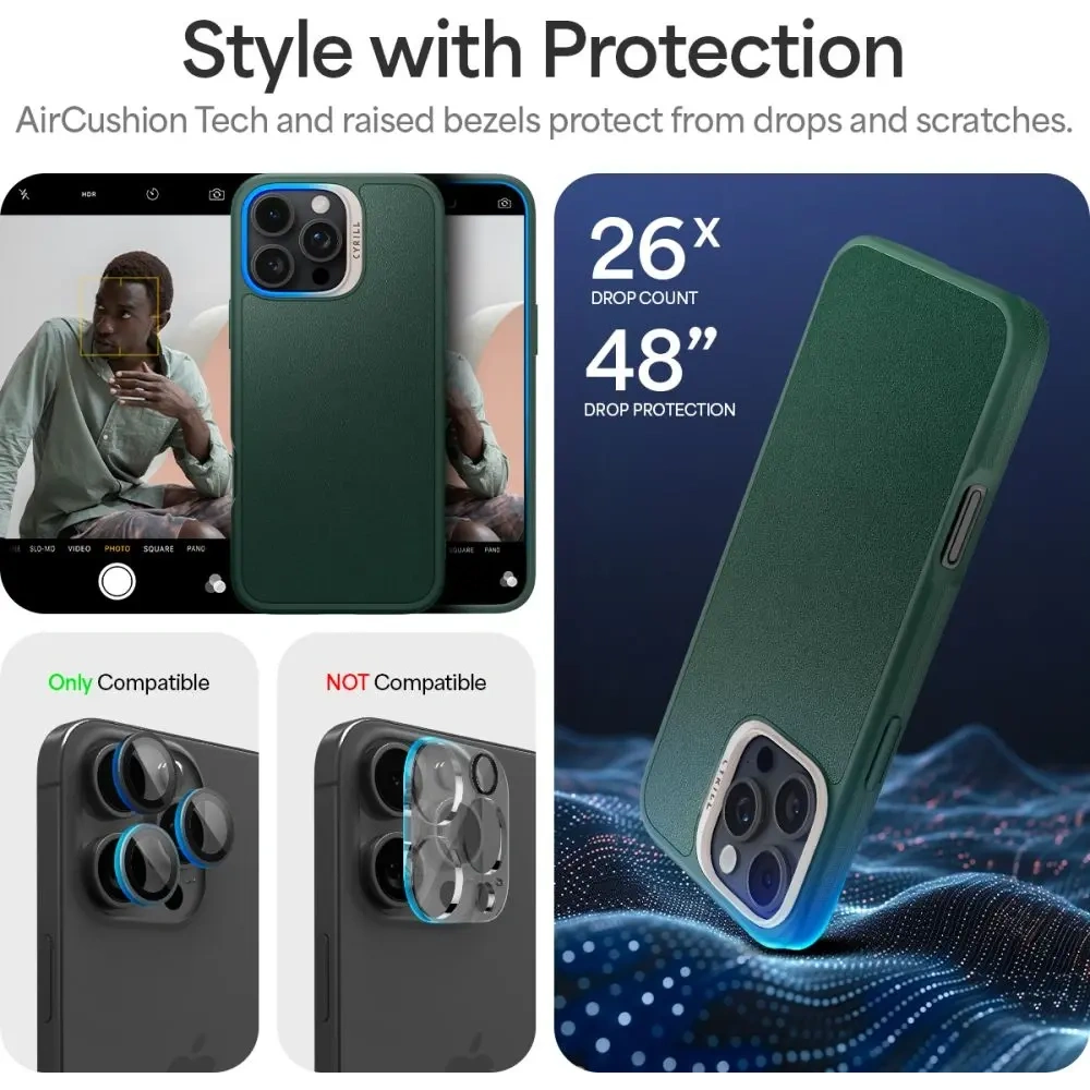 Hurtownia GSM - Etui Spigen Cyrill Kajuk Mag MagSafe Apple iPhone 16 Pro Forest Green - SPN16549 - {ean13} - Hurt
