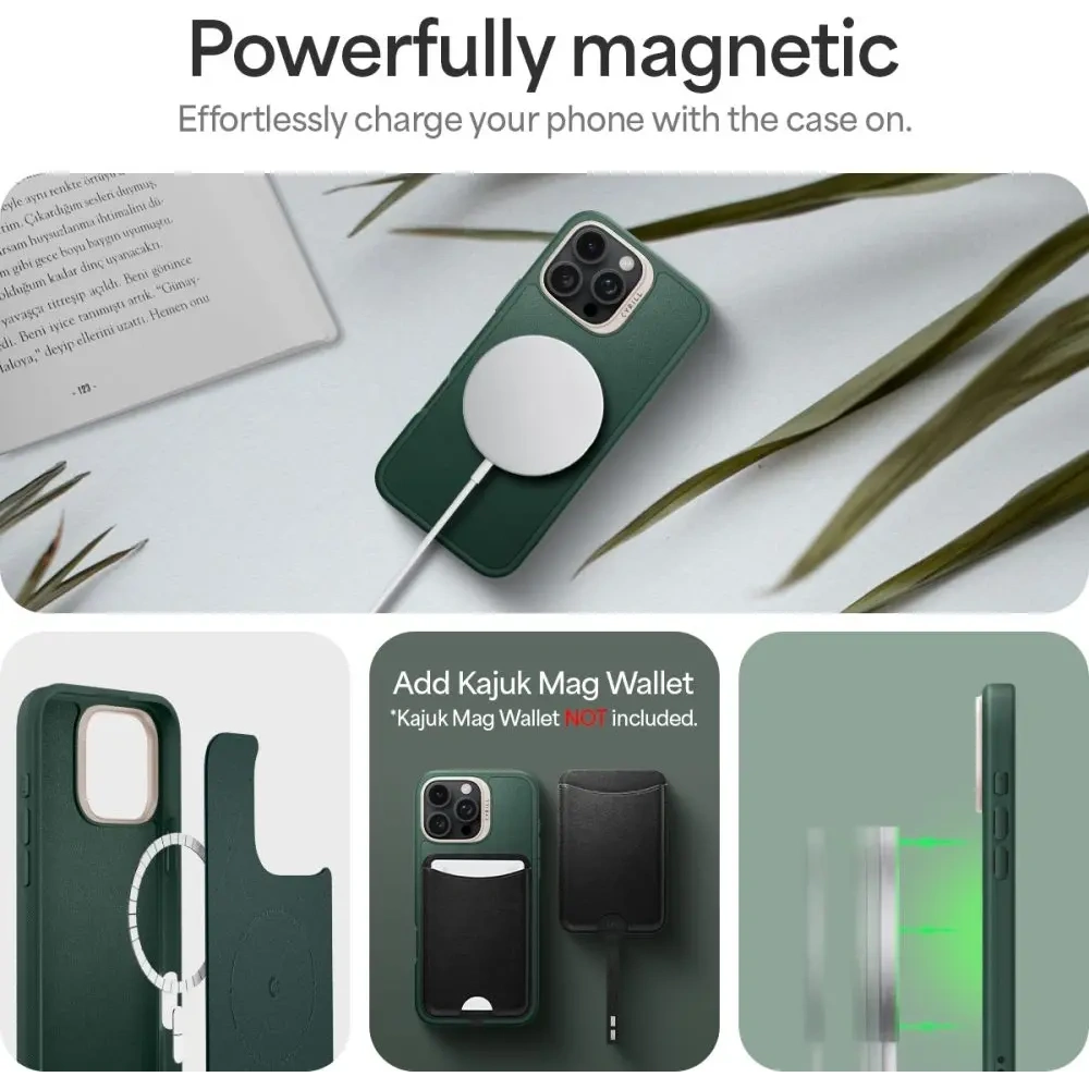Hurtownia GSM - Etui Spigen Cyrill Kajuk Mag MagSafe Apple iPhone 16 Pro Forest Green - SPN16549 - {ean13} - Hurt