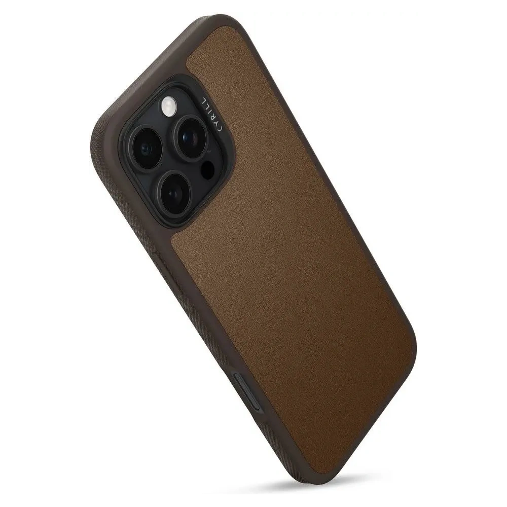 Hurtownia GSM - Spigen Cyrill Kajuk Mag MagSafe Apple iPhone 16 Pro Táska Barna - SPN16550 - {ean13} - Hurt