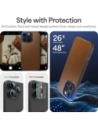 Hurtownia GSM - Spigen Cyrill Kajuk Mag MagSafe Apple iPhone 16 Pro Táska Barna - SPN16550 - {ean13} - Hurt